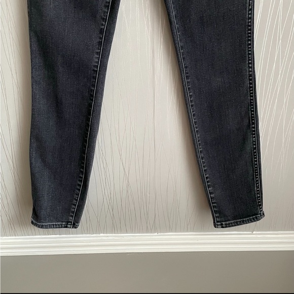 Madewell 10” High Rise Black Skinny Jeans Size 26 - Picture 3 of 12